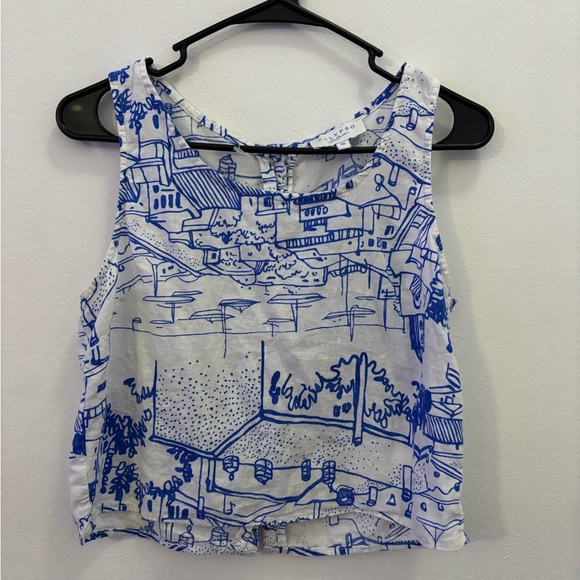 Calypso St. Barth Button Back Tank top